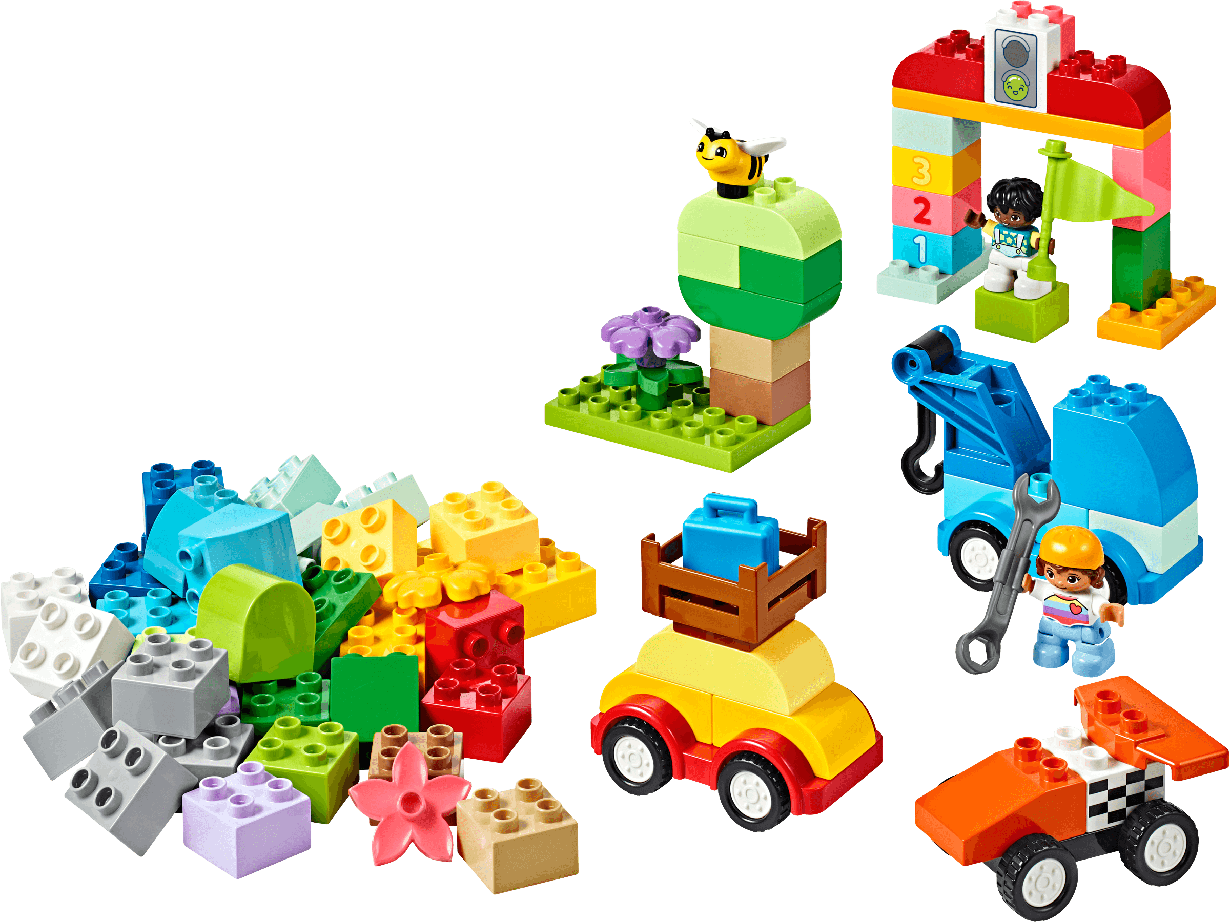 תיבת לבנים מכוניות ומשאיות