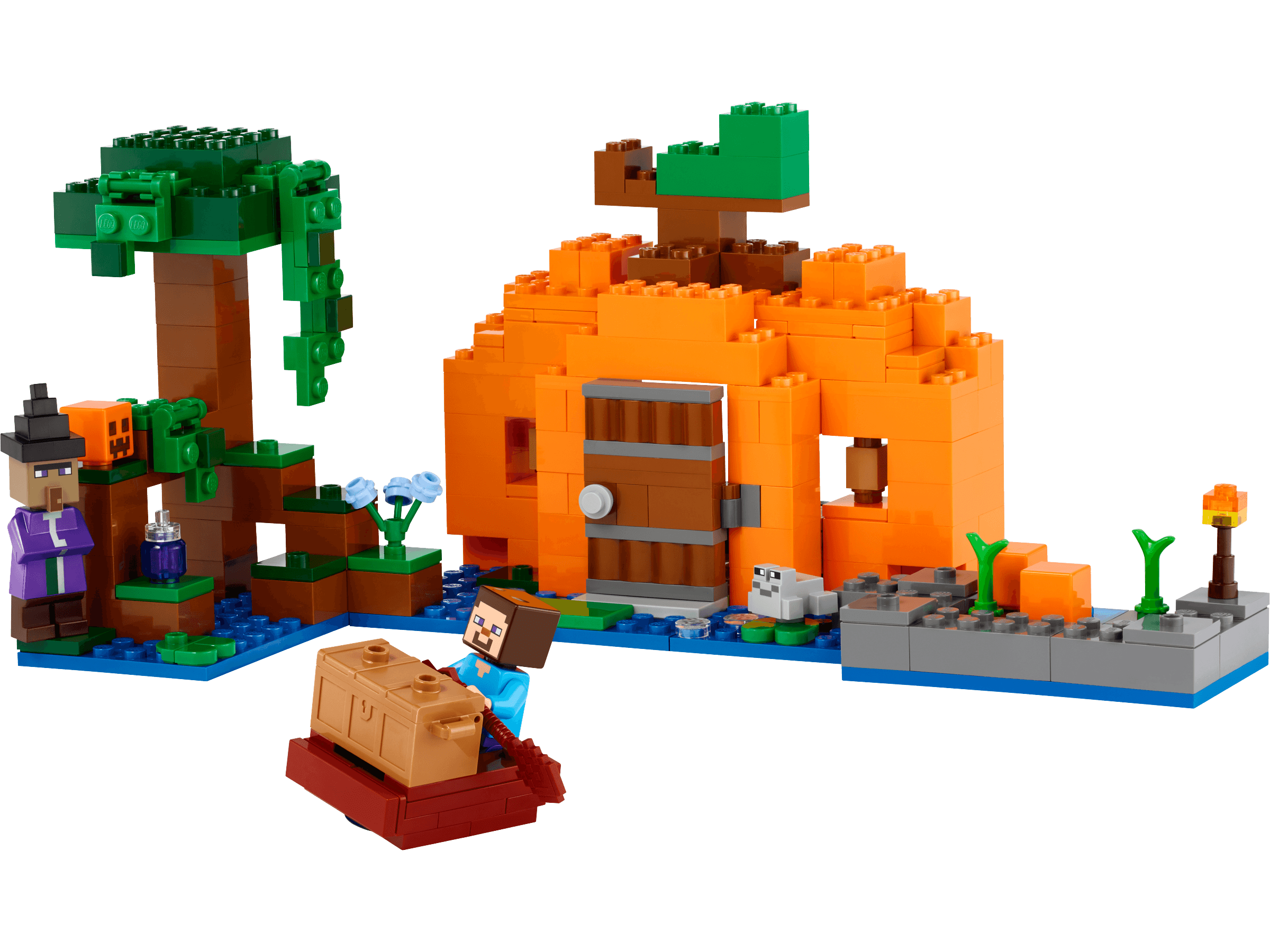 לגו מיינקראפט חוות הדלעת