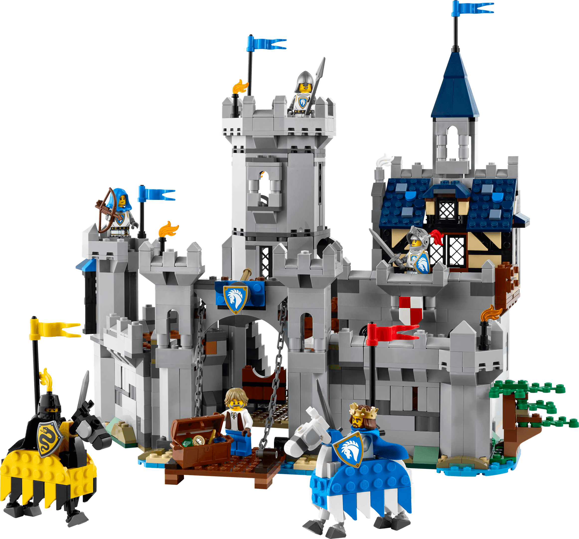 טירת אבירי סוס מימי הביניים