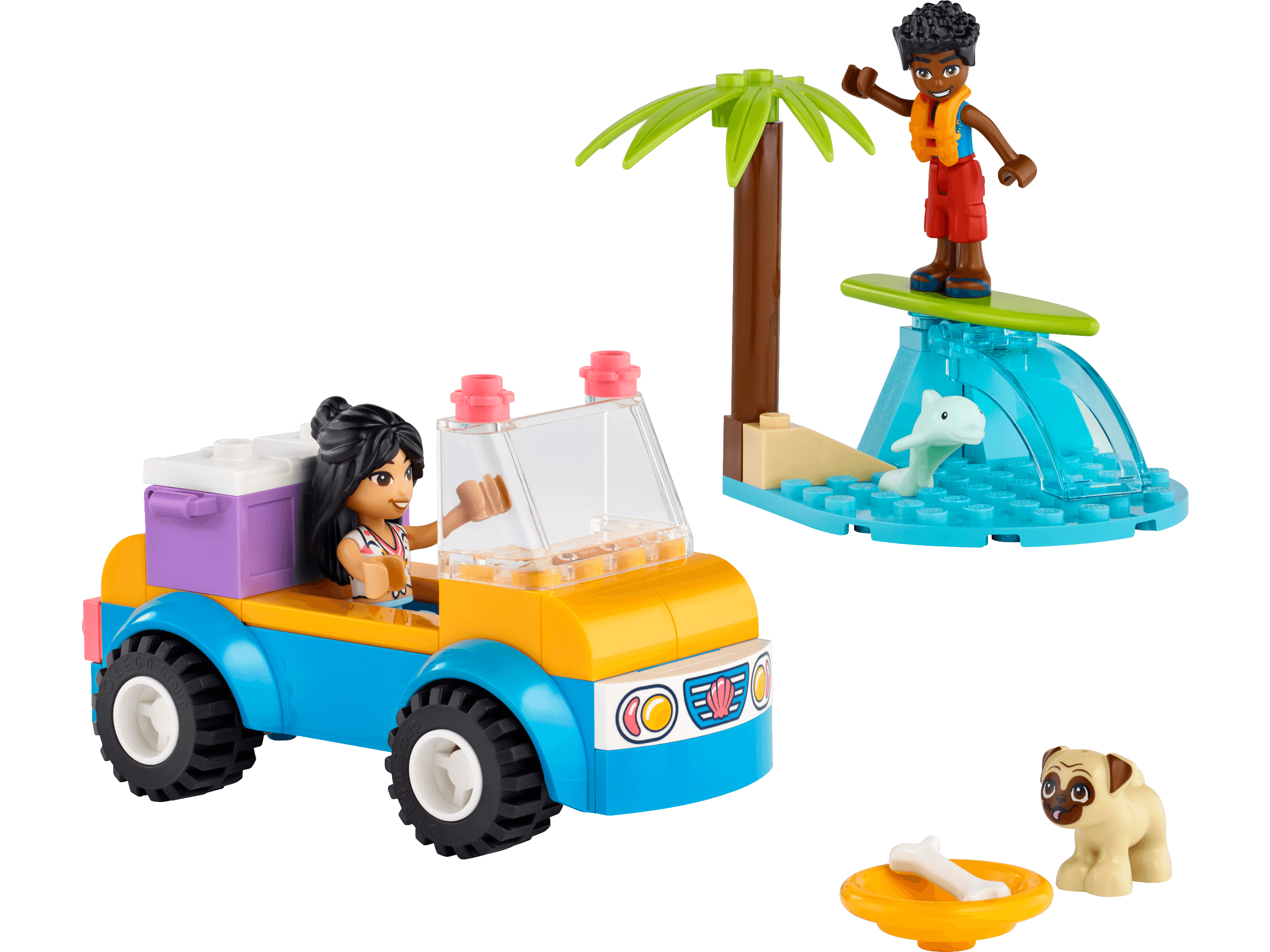 לגו חברות כיף בחוף עם טרקטורון