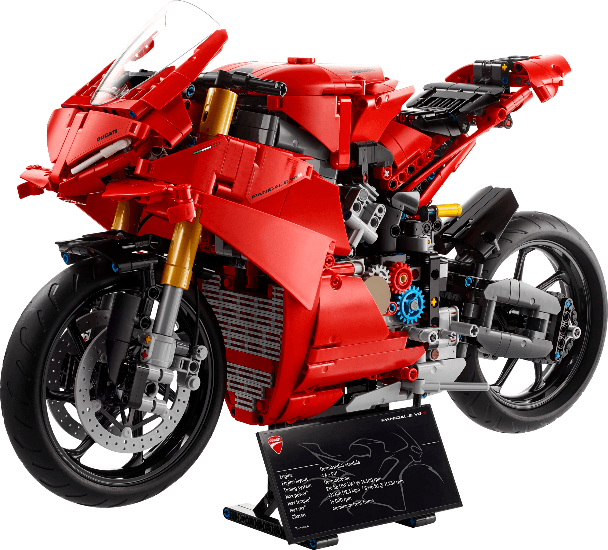 אופנוע Ducati Panigale V4 S אדום