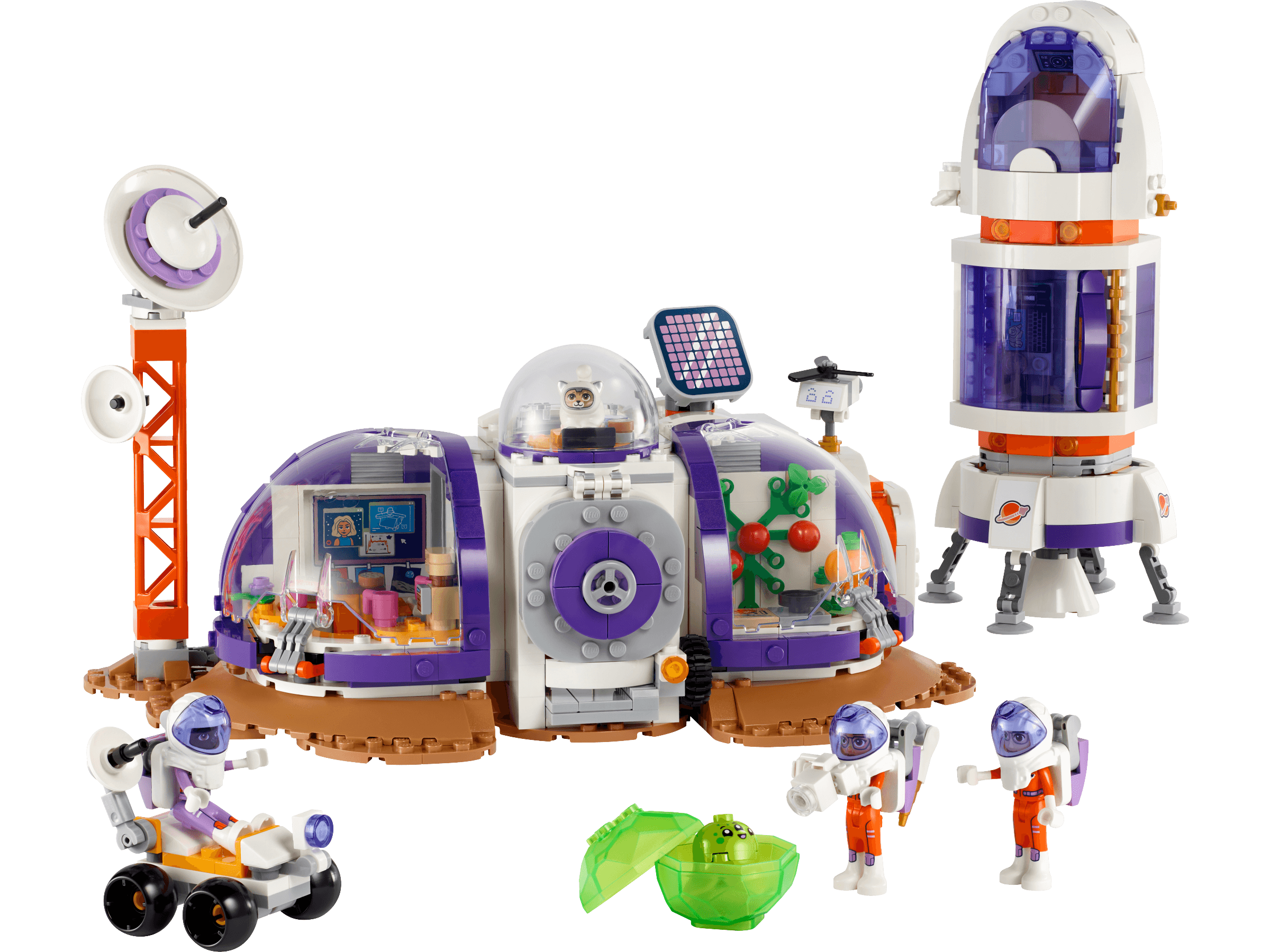 לגו חברות בסיס חלל ורקטה במאדים