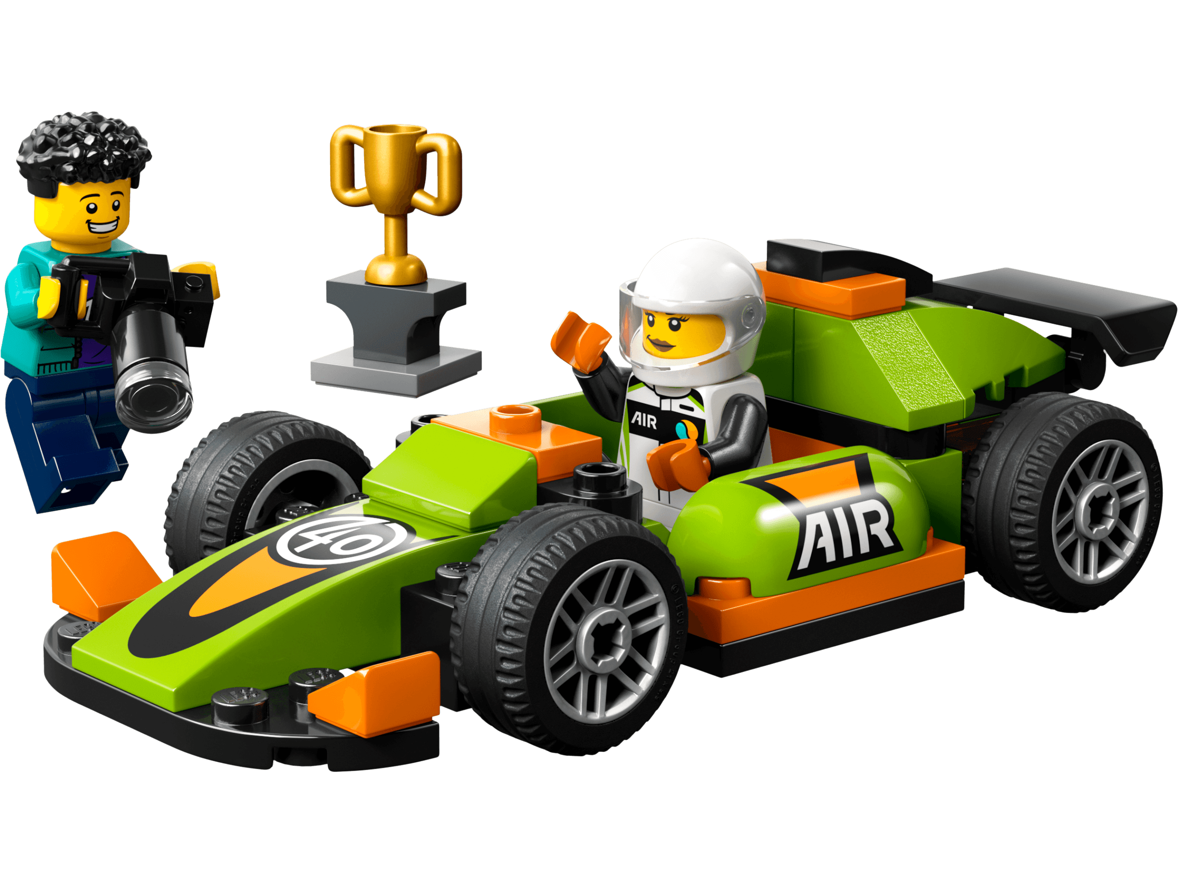 לגו סיטי מכונית מרוץ ירוקה