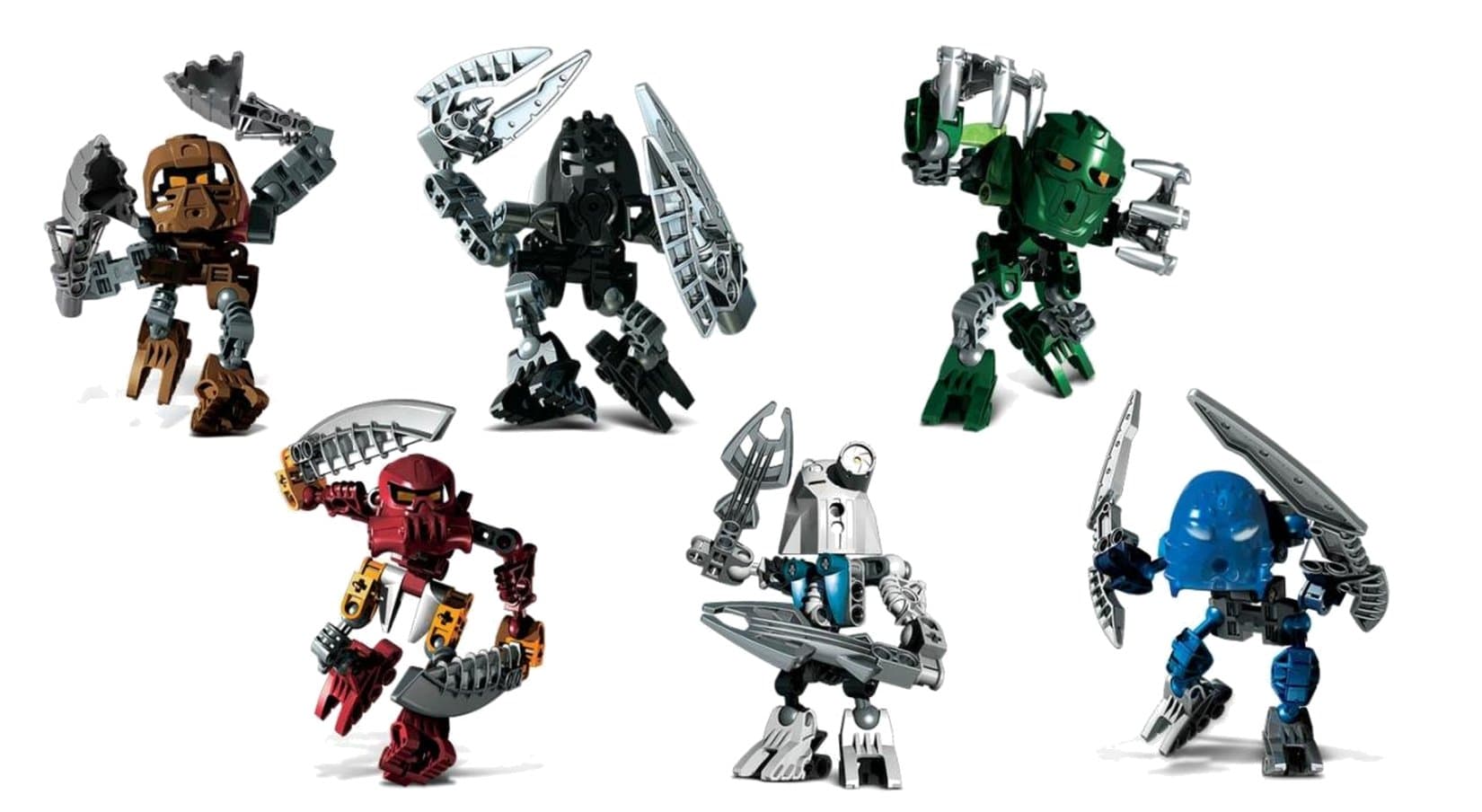 Matoran of Voya Nui Collection (8721 8722 8723 8724 8725 8726)