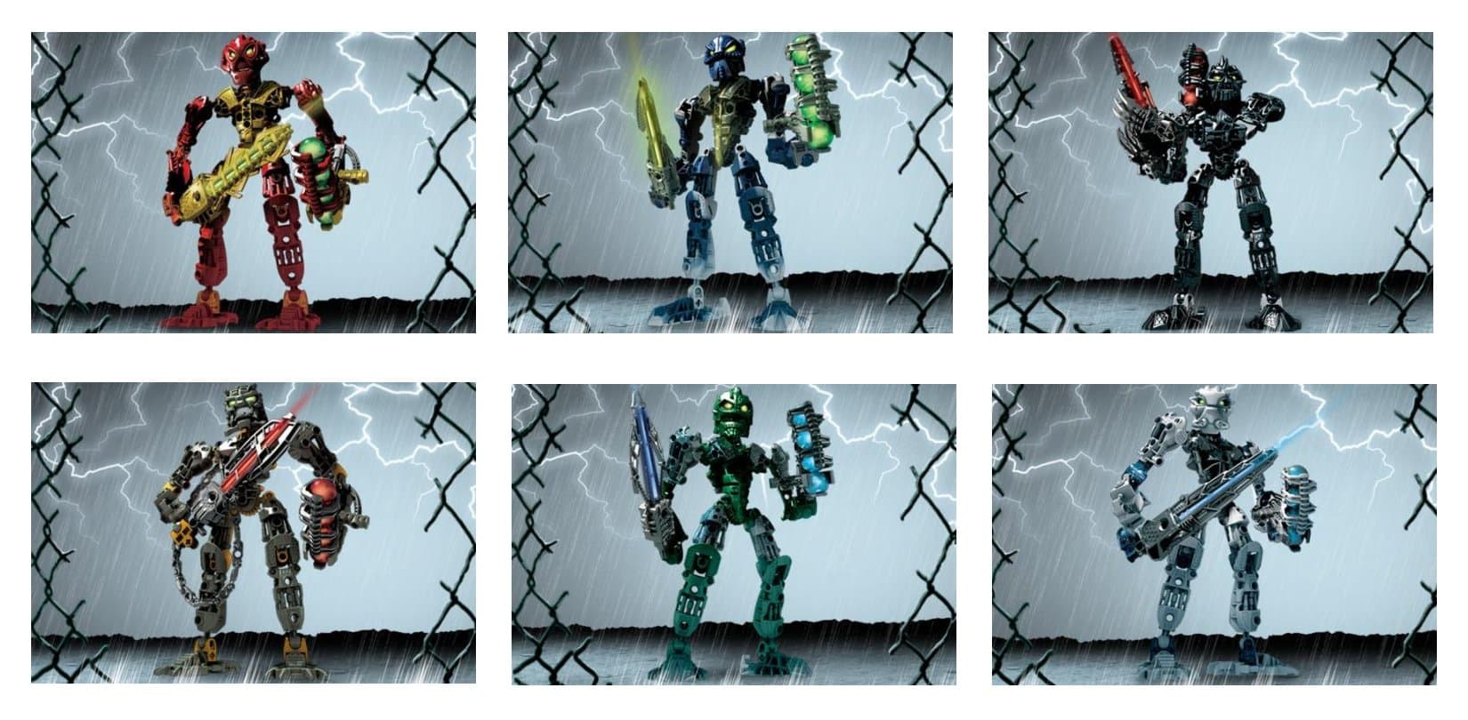 Toa Inika Collection (8727 8728 8729 8730 8731 8732)